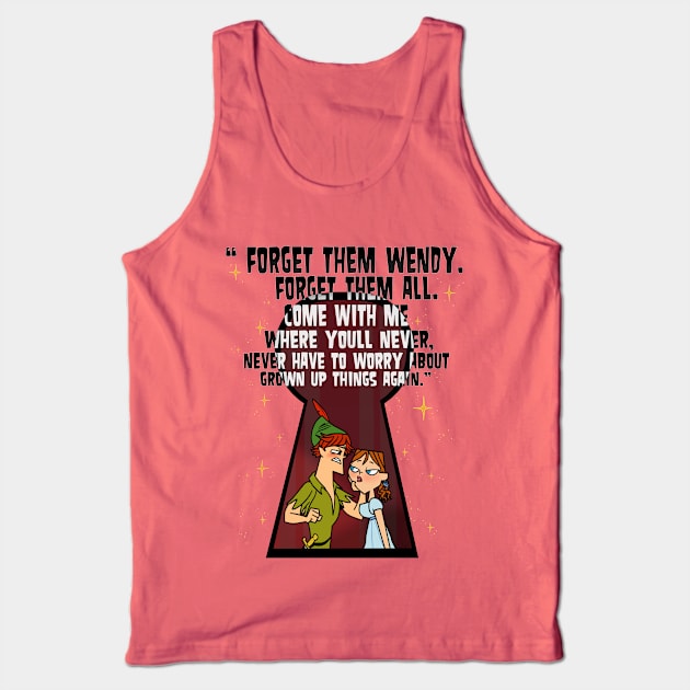 TD Wendy and Peter Pan - First meeting Tank Top by CourtR